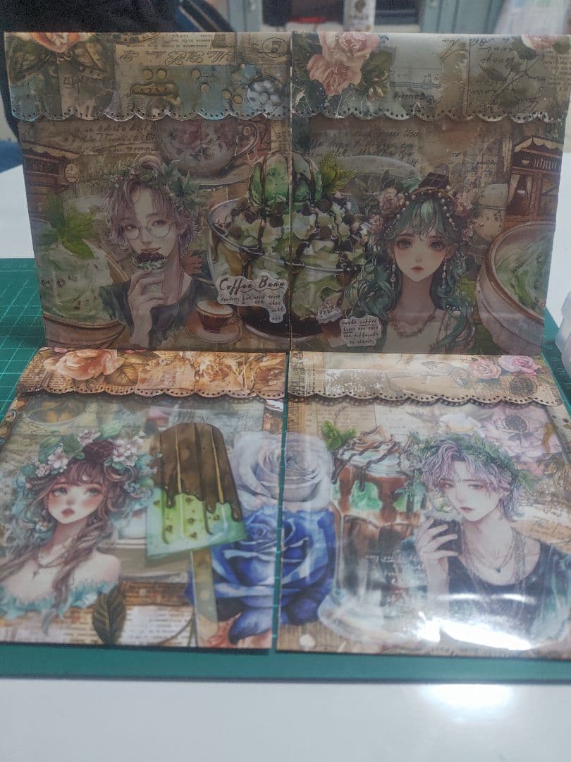 窓付き平袋4枚セット