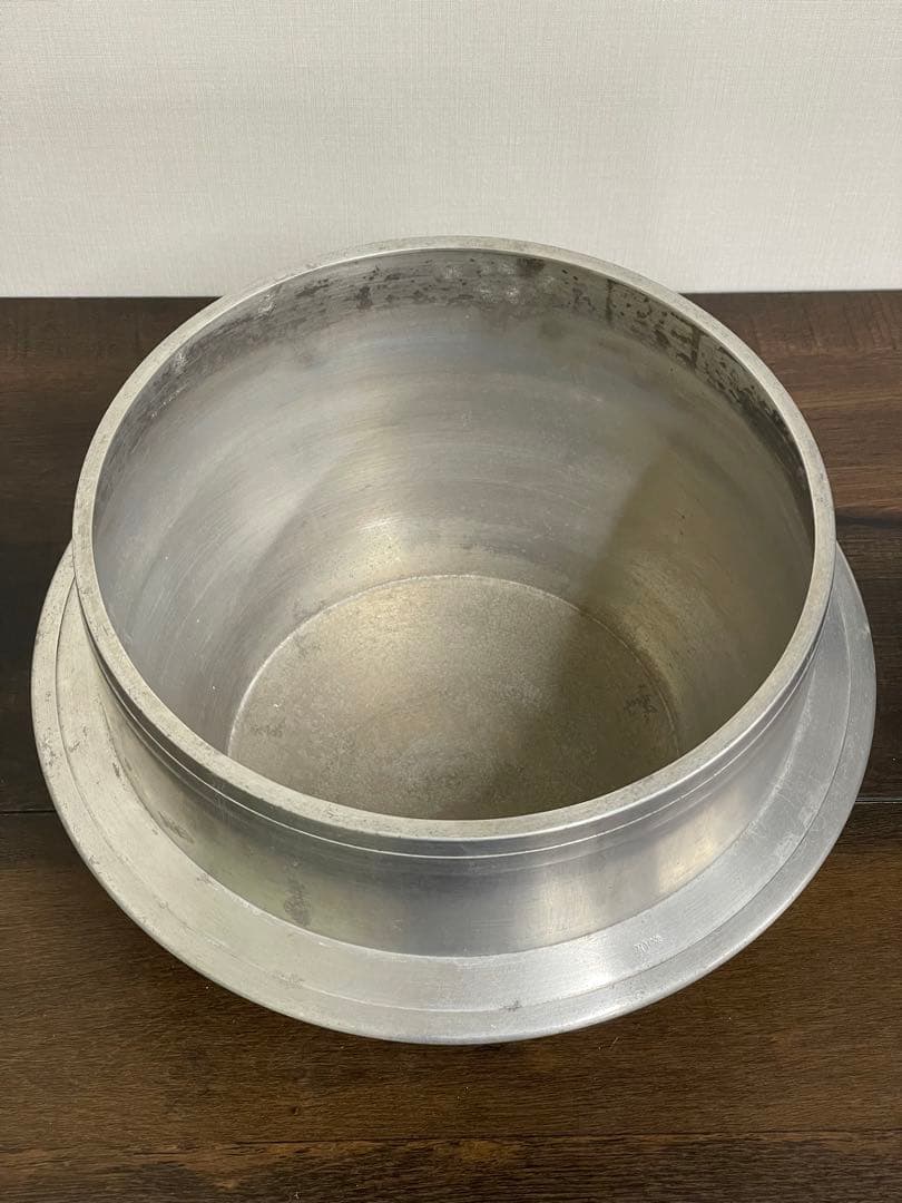 【12月限定】餅つき 蒸し器 和せいろ3段羽釜セット 木製昭和レトロお正月古民家