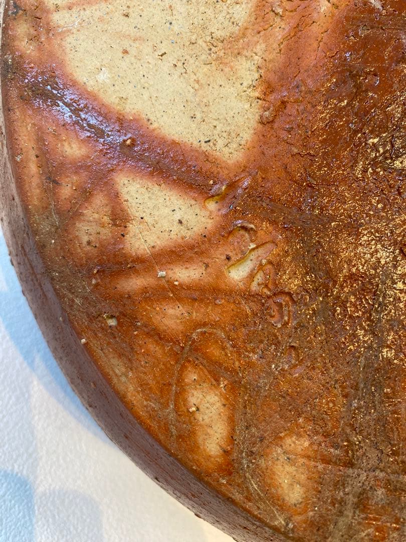 備芸会展 備前焼「火襷花入」小山一草 共箱 備前焼