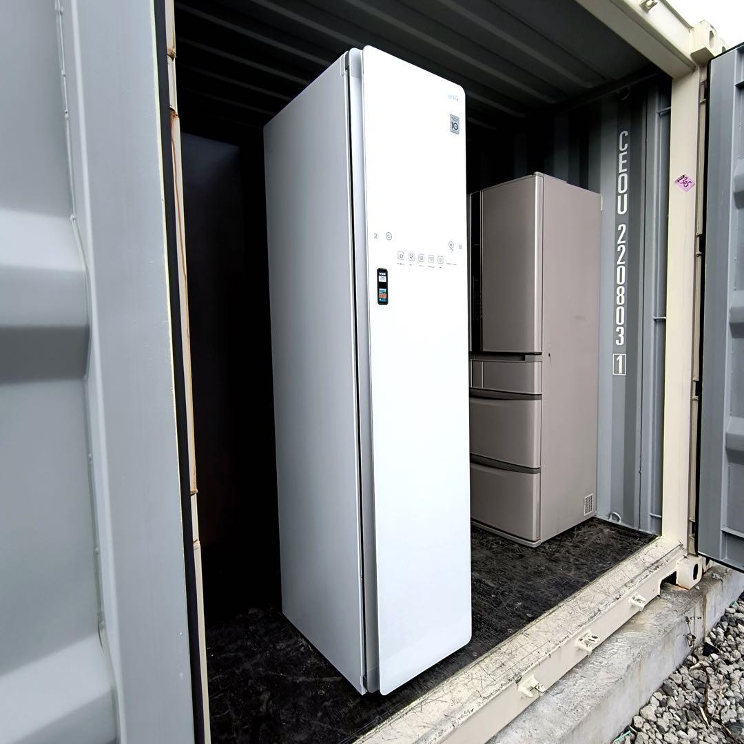 運搬取付無料！ホワイトLGstyler スタイリッシュ電機乾燥機！超美品完動品！