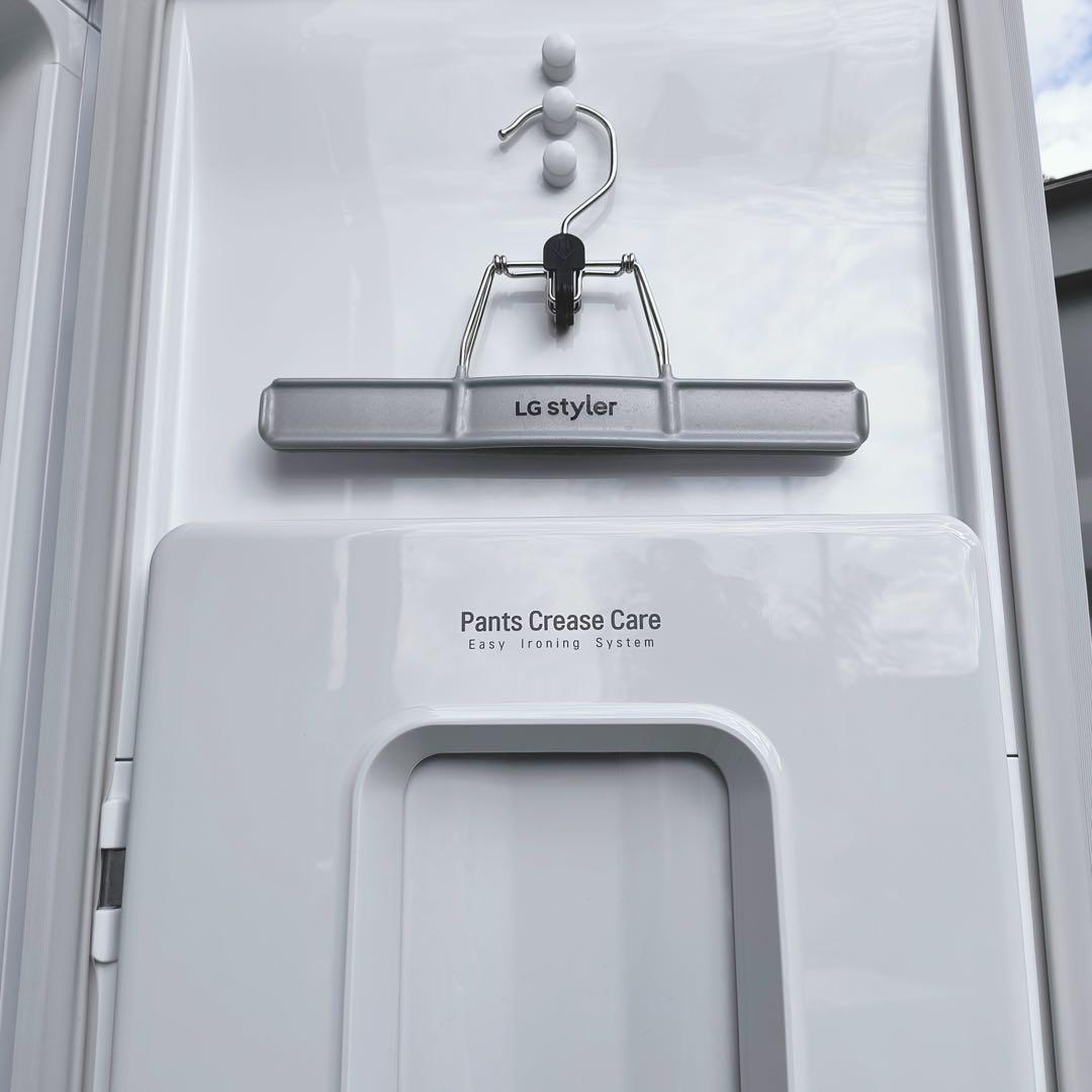 運搬取付無料！ホワイトLGstyler スタイリッシュ電機乾燥機！超美品完動品！