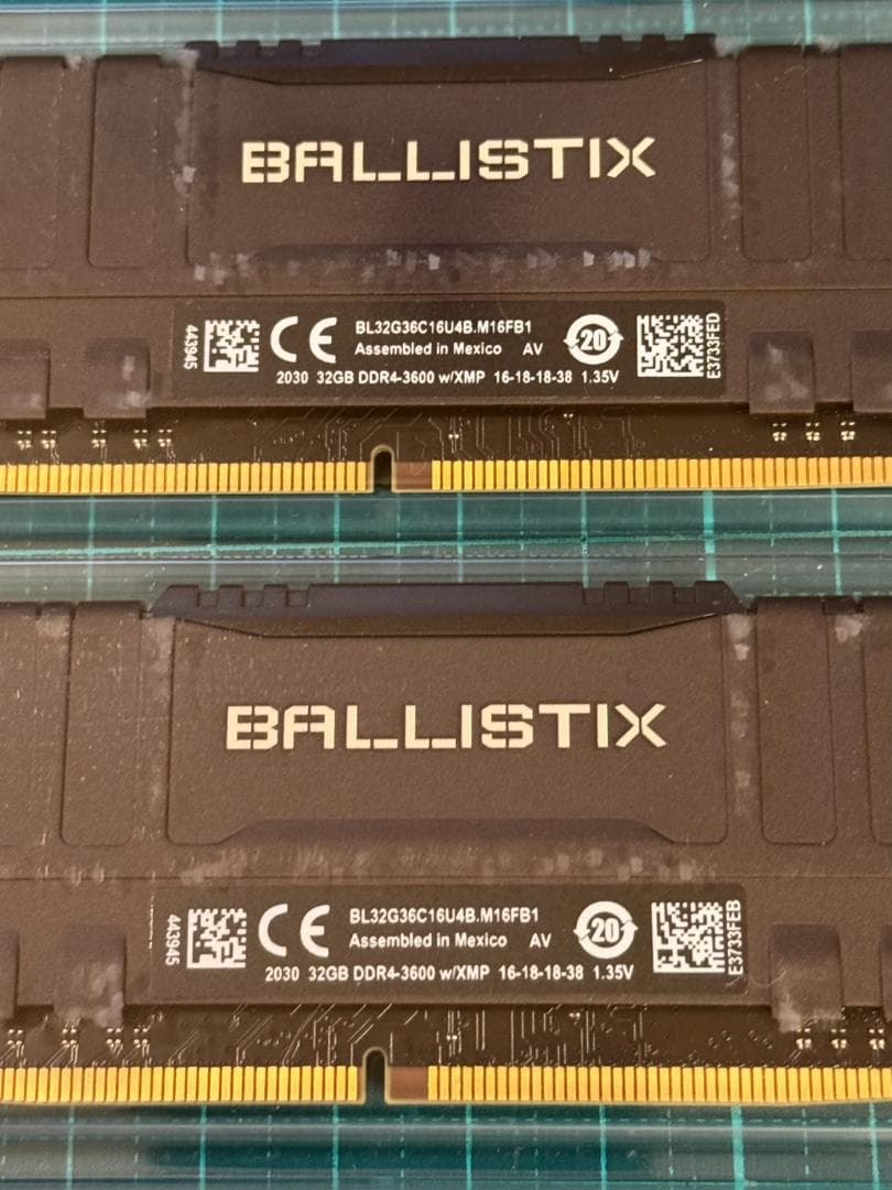 メモリー Crucial 64GB (32GBx2) DDR4-3600 CL16