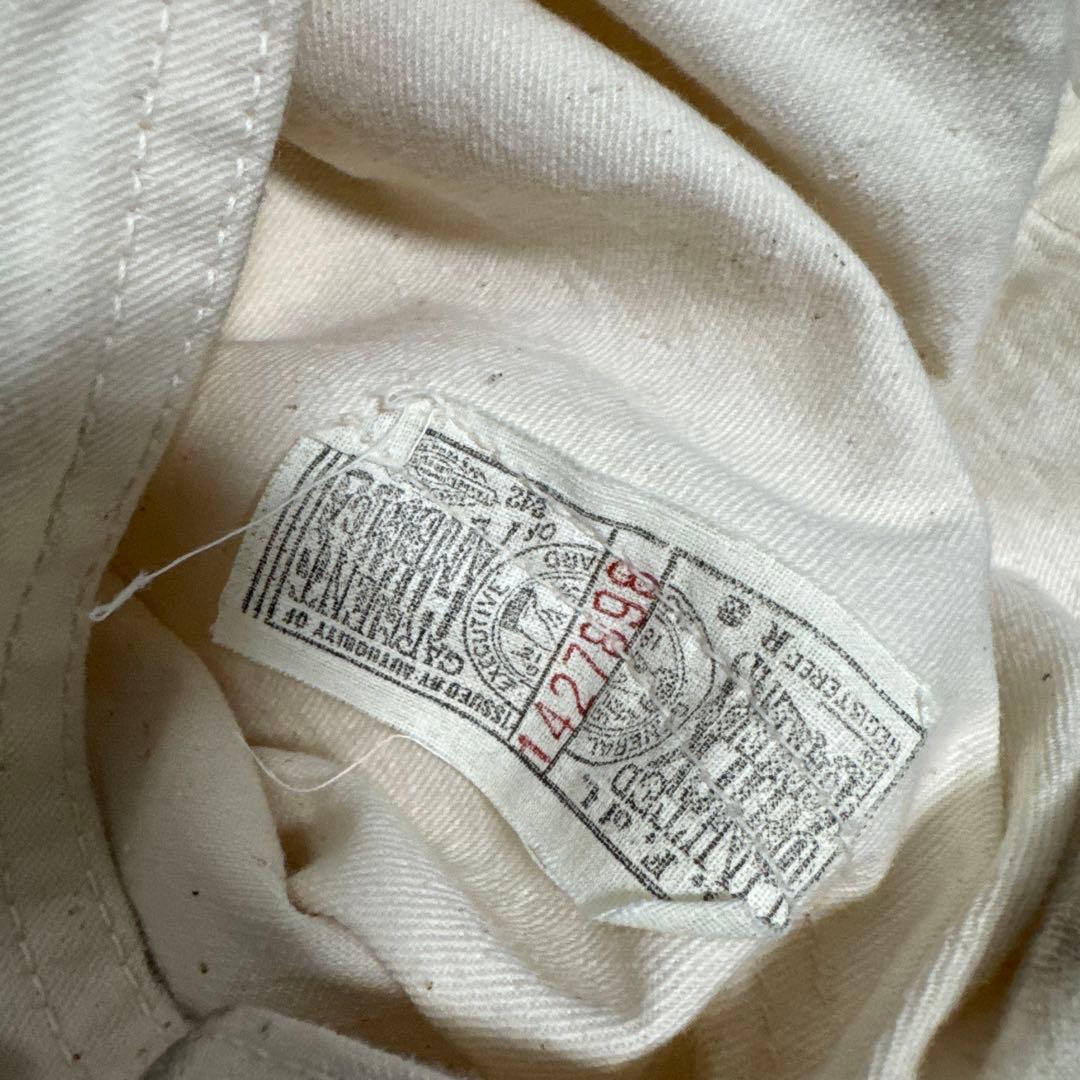 カーターズ　Carters オーバーオール　エプロン　ダブルニー　キナリ　生成