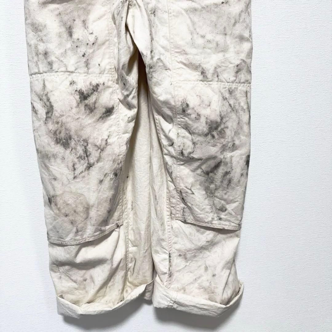 カーターズ　Carters オーバーオール　エプロン　ダブルニー　キナリ　生成