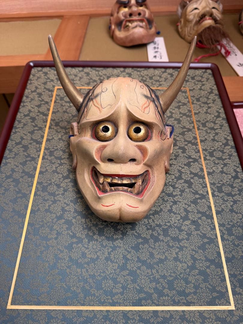 能面 般若(はんにゃ) 木彫り 残り1点のみ