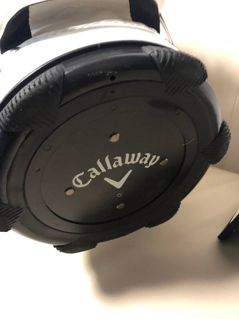 【美品】Callaway キャロウェイ ゴルフ エナメル３点式キャディバッグ