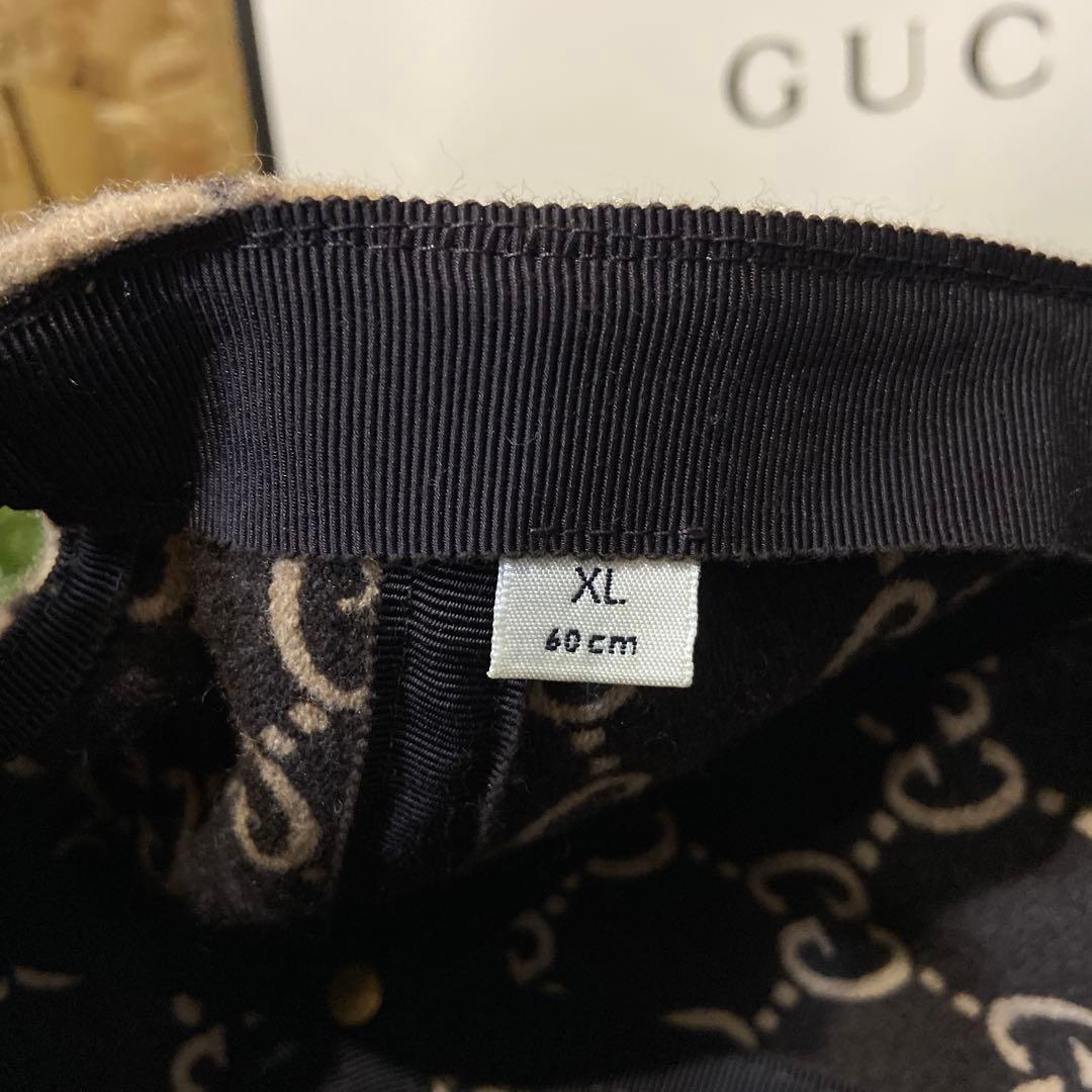 GUCCI ウール GGパターンキャップ