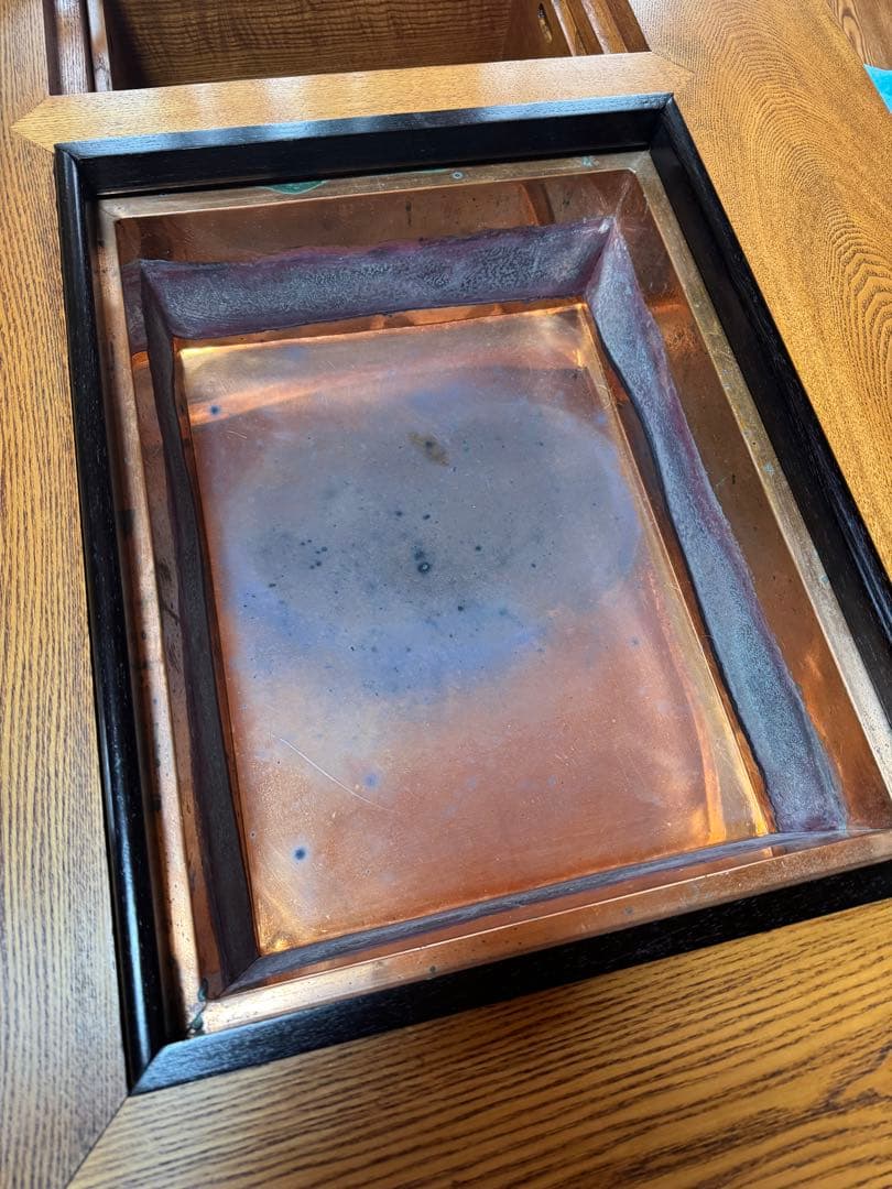 火鉢　囲炉裏　テーブル　アンティーク　古民家家具