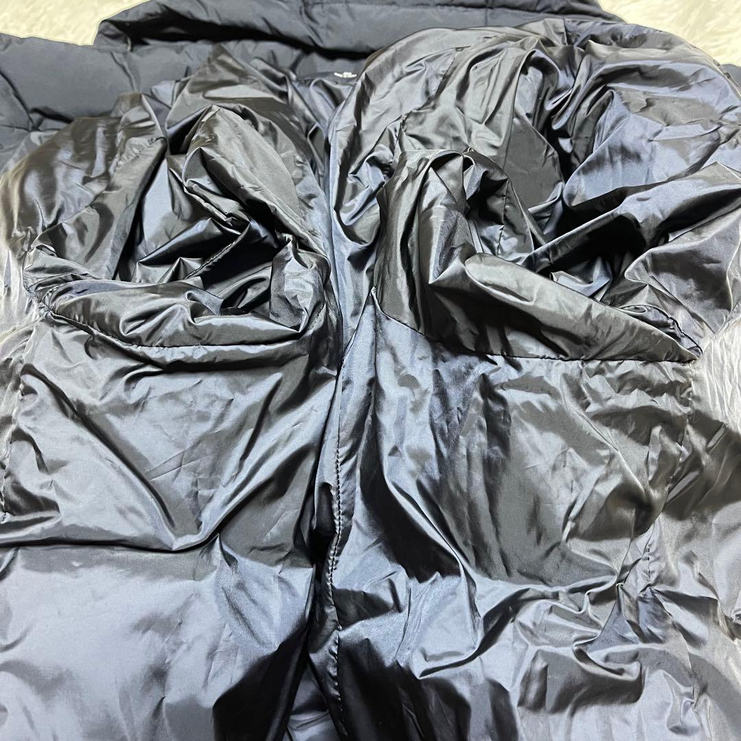 美品 UNIQLO シームレス ダウン ロング 4XL 耐久撥水加工 軽量