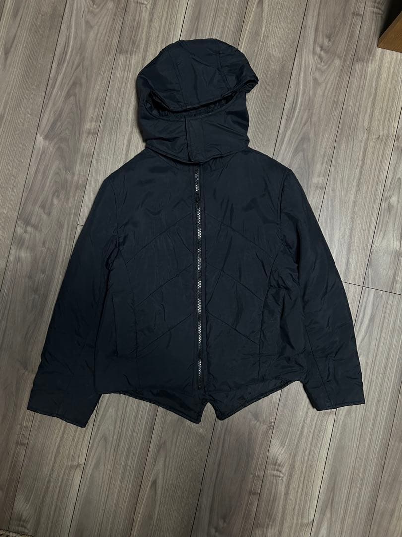 dexter wong ninja 燕尾ナイロンフーディー 中綿