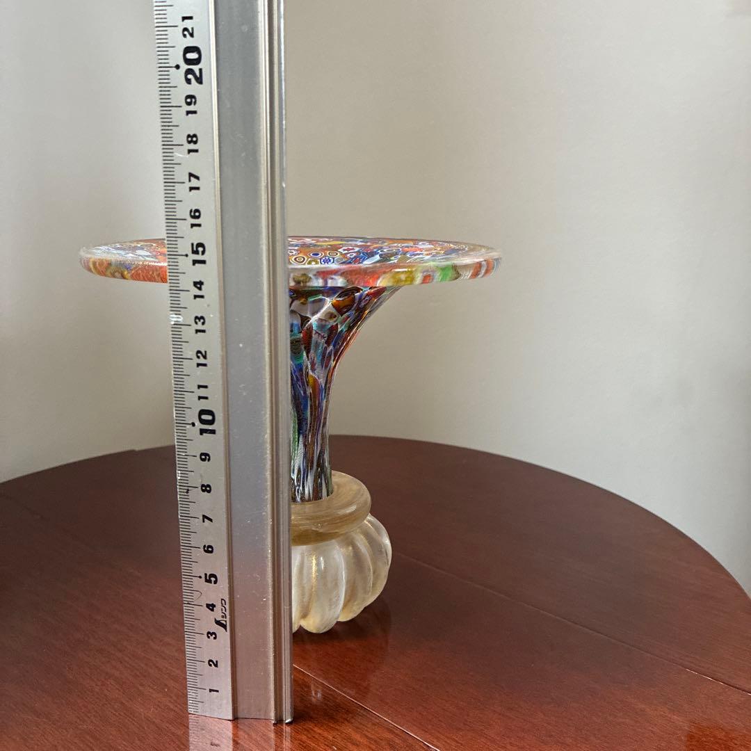 ミルフィオリ ムラーノ島の伝統ガラス　そのままお飾り、花瓶にも