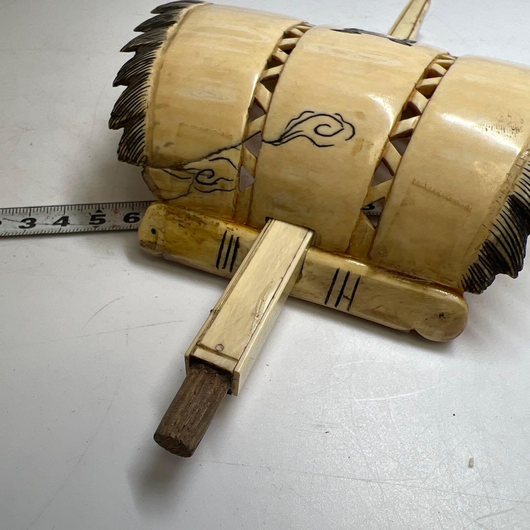 極上　宝船　高さ30/幅31cm 1107g 東K8-0202③ トヒルヒ