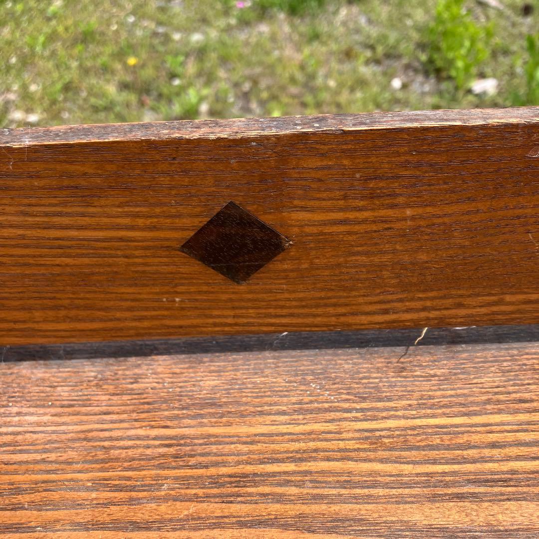 昭和レトロ 本棚 小棚 ラック 木製 本棚 楔 くさび オープンラック 当時物