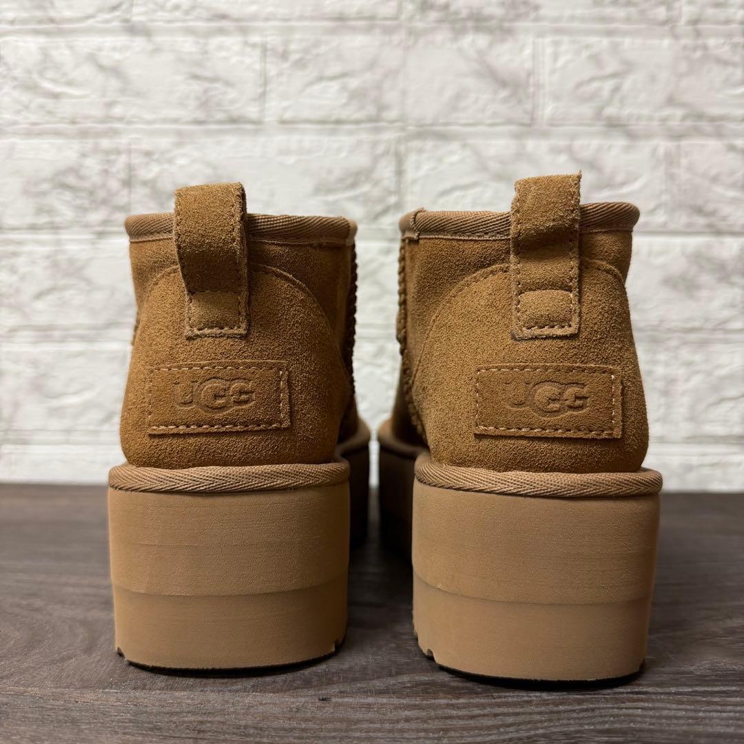 UGG クラシック ウルトラミニ プラットフォーム 24㎝ チェスナット
