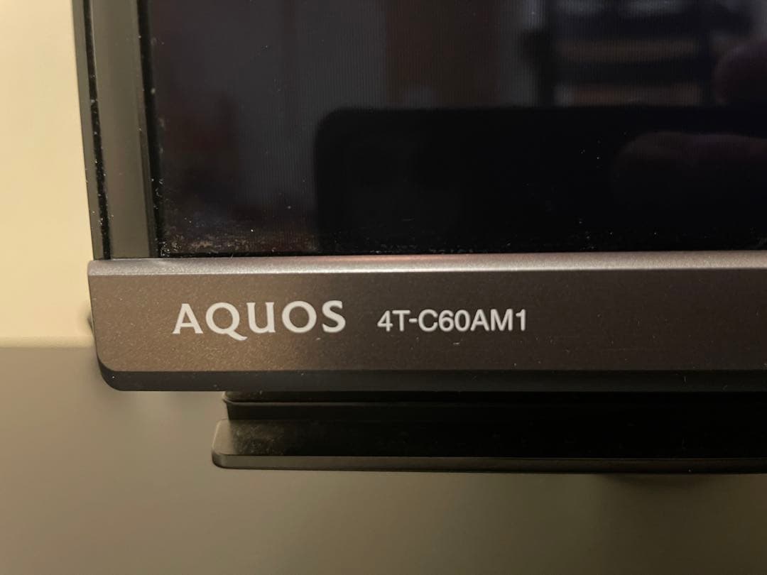 SHARP AQUOS 4T-C60AM1 60型テレビ　2019年製