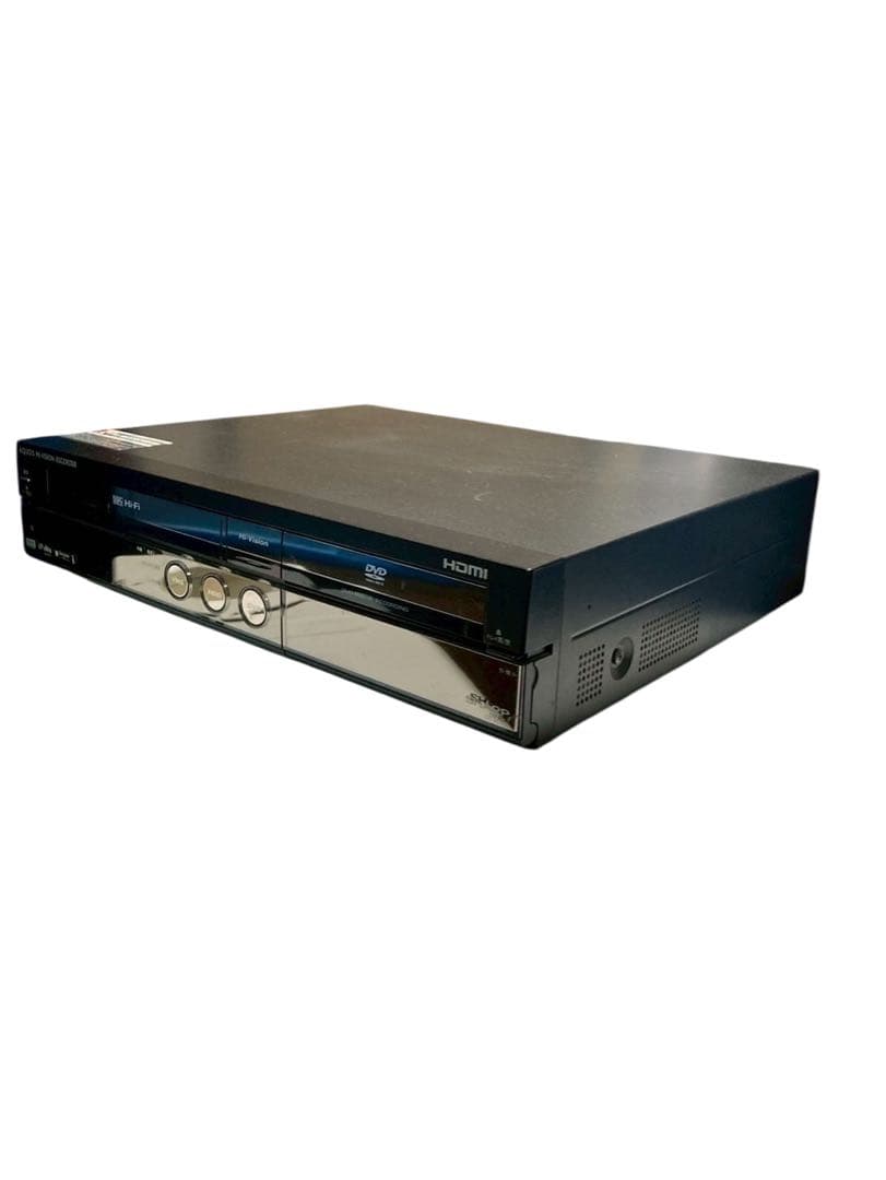 動作品シャープ HDD/DVD/VHS一体型レコーダー DV-ACV52