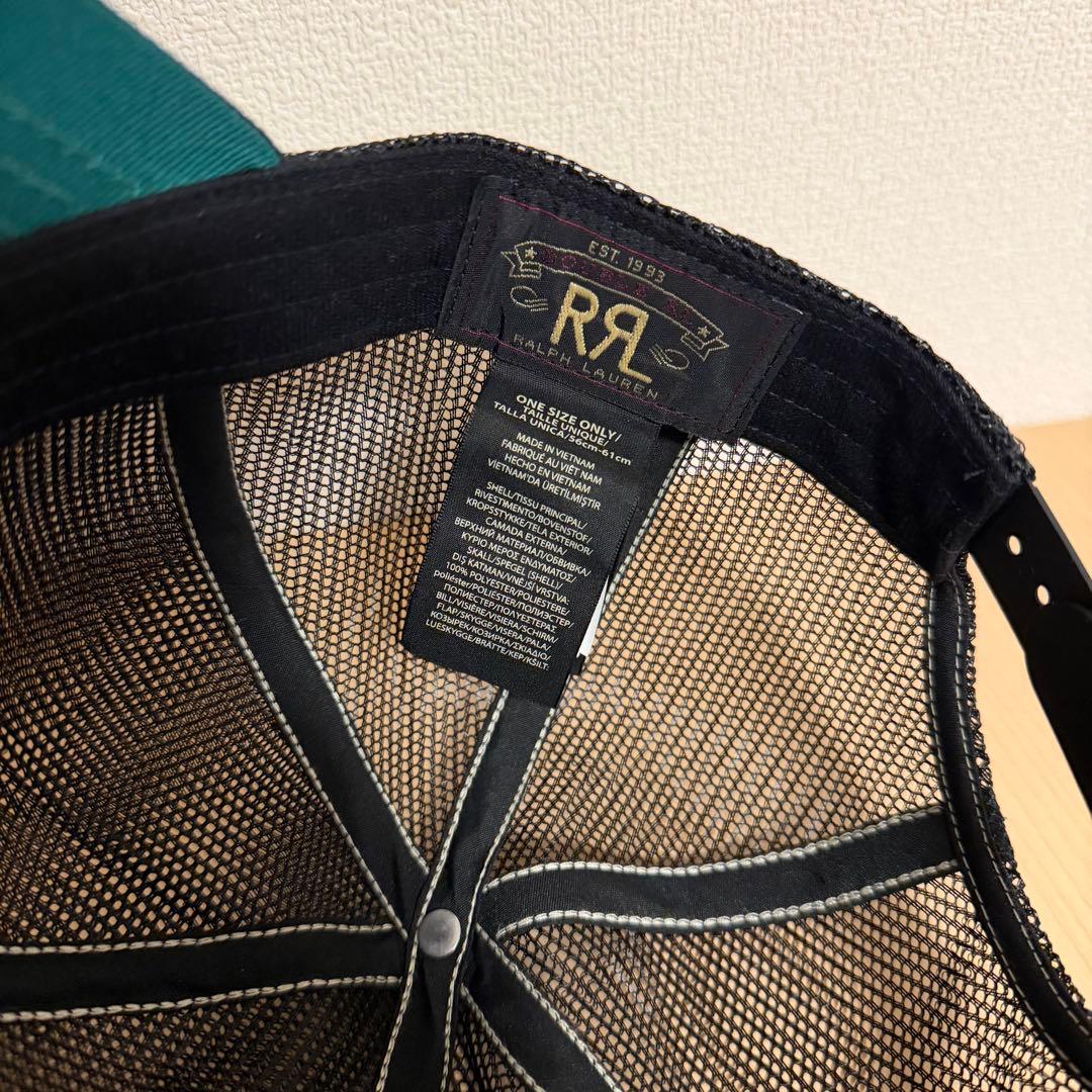 【RRL】デニムビル メッシュ トラッカー キャップ
