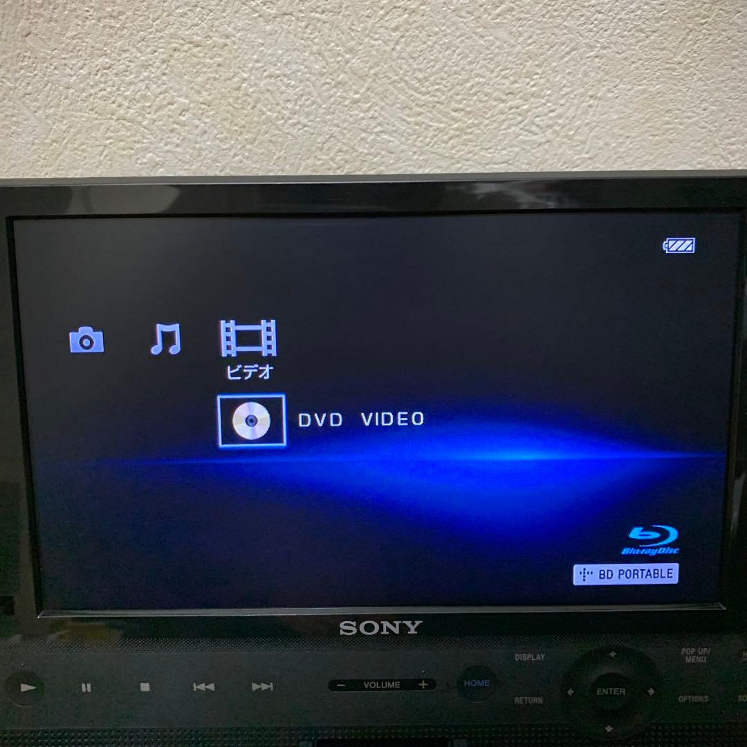バッテリー良好！ SONY ポータブル ブルーレイプレーヤー BDP-SX910