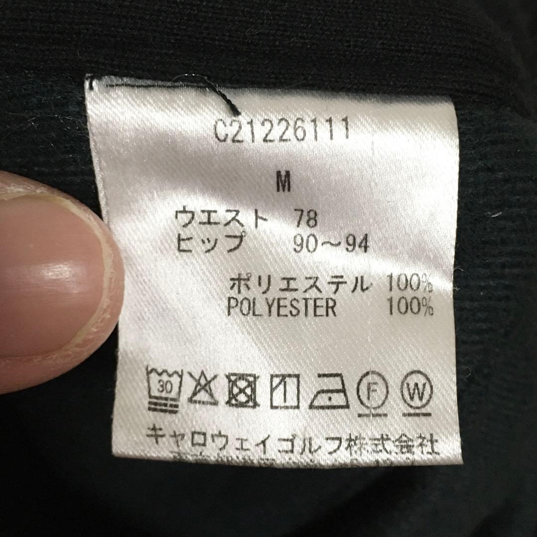 美品　キャロウェイ　ゴルフ　中綿　パンツ　M　黒　callaway GOLF