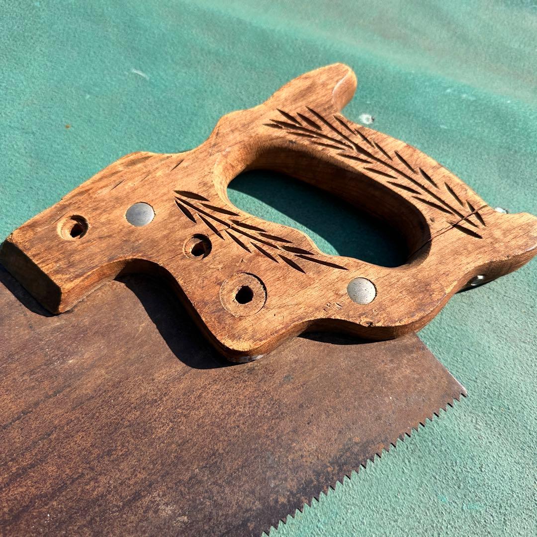 ヴィンテージ ハンドソー ノコギリ アンティーク ディスプレイ用