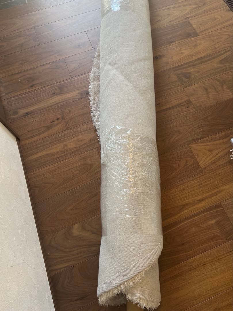 Francfranc カステ ラウンド ラグ ライトベージュ