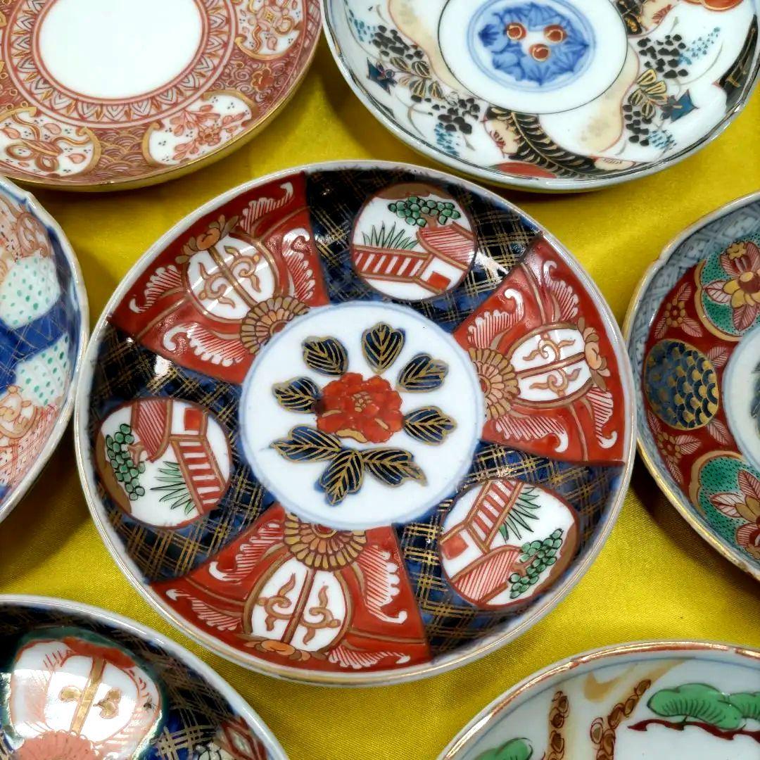 有田焼伊万里焼古伊万里大聖寺伊万里九谷焼古九谷豆皿小皿4寸皿10客アソートセット