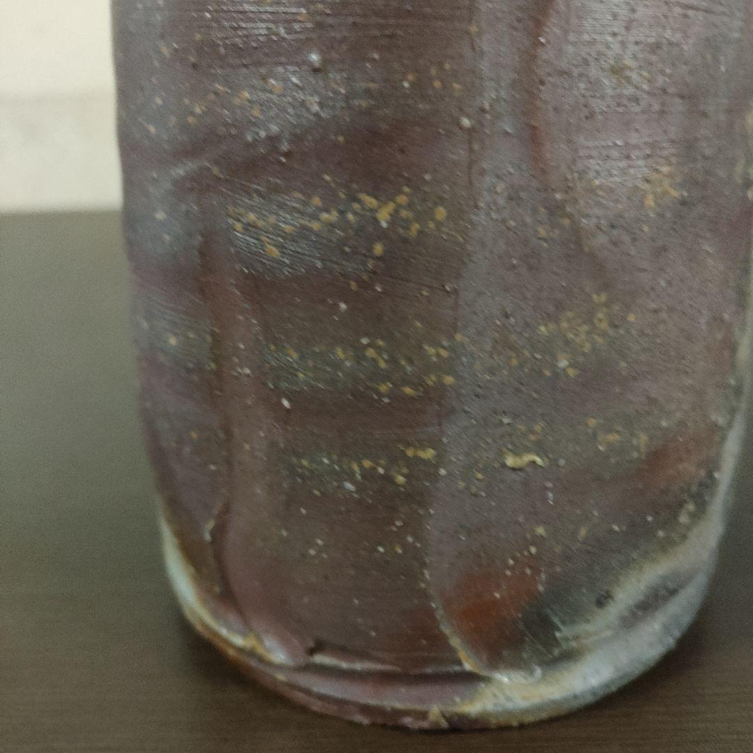 ミィ　人間国宝 伊勢崎淳 備前焼 耳付花入 花器 花瓶 華道具 茶道具