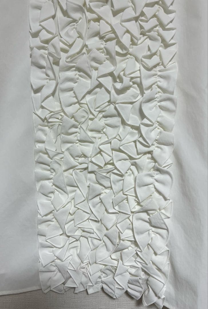 UNITED ARROWS フリル長袖シャツ リッチフリルブラウス