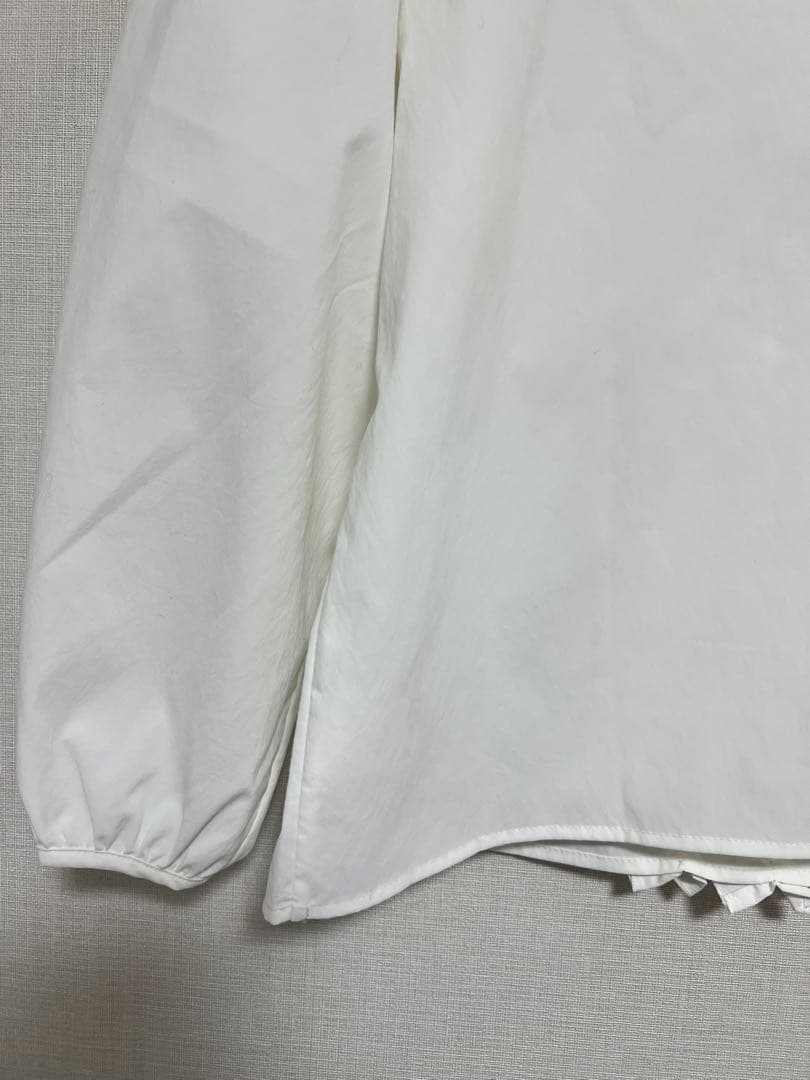 UNITED ARROWS フリル長袖シャツ リッチフリルブラウス