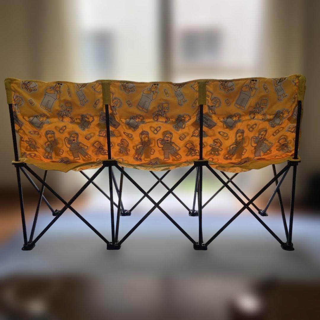 The Simpson キャラクター柄折りたたみチェア