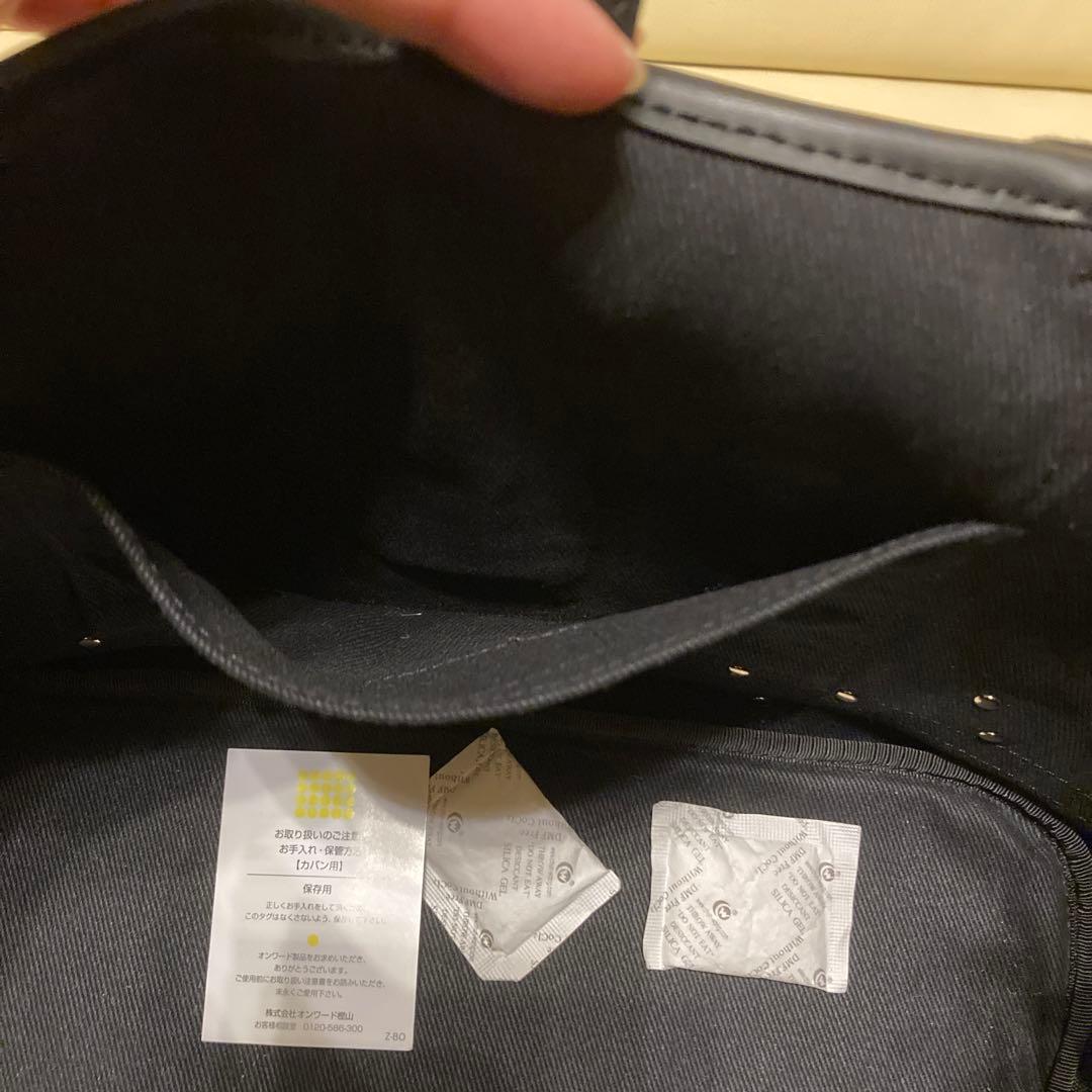 新品タグ付き　TOCCA トートバッグ 黒 キャンバス