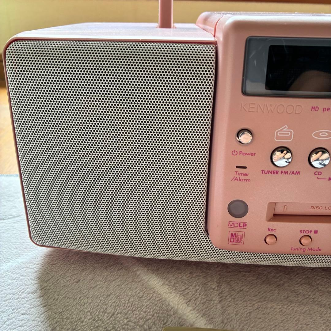 KENWOOD MDX-L1 ケンウッド　MDパーソナルステレオシステム　ピンク