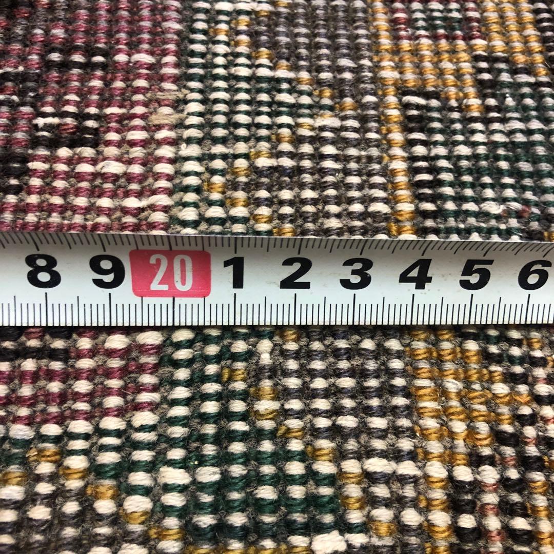 ペルシャ絨毯 ペルシャヴィンテージラグ 220x108 手織り オールド