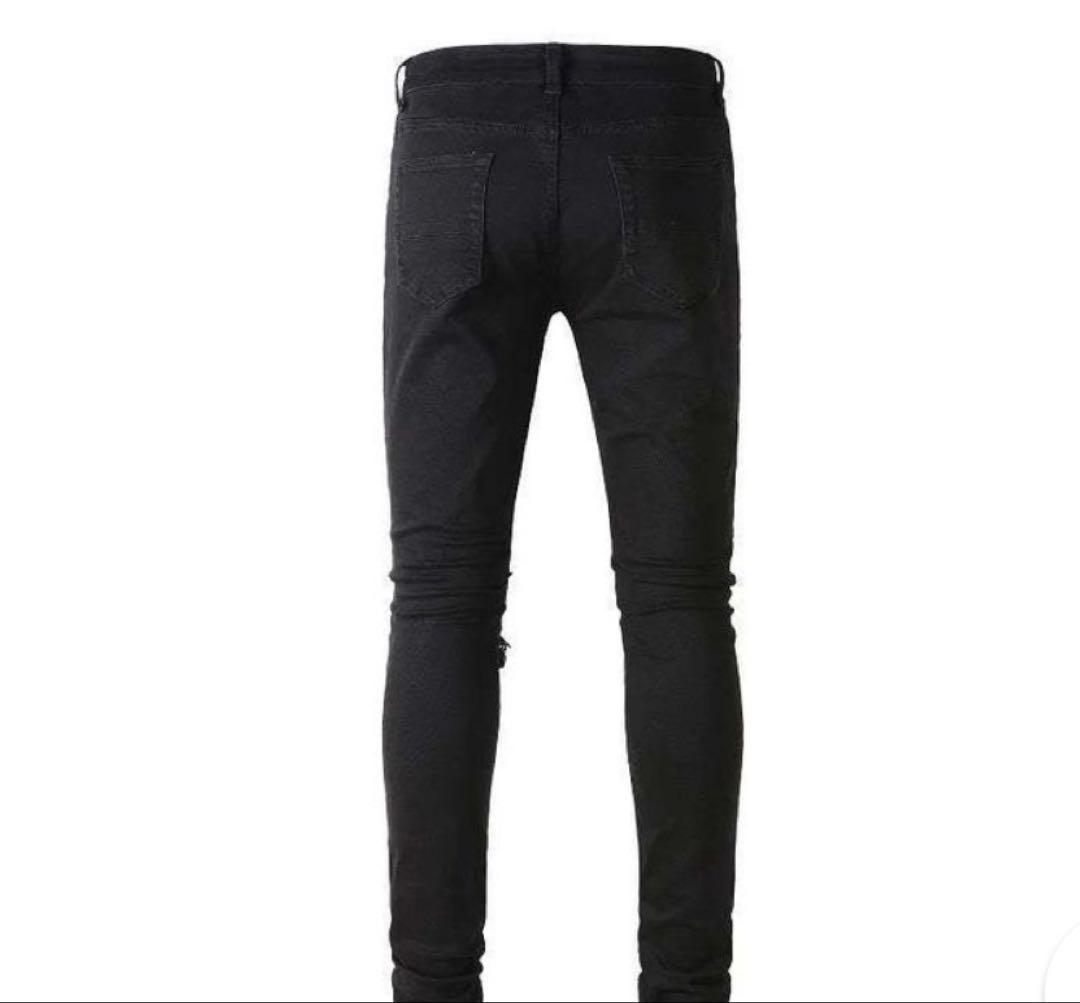 stwear UKドリル ダメージジーンズ