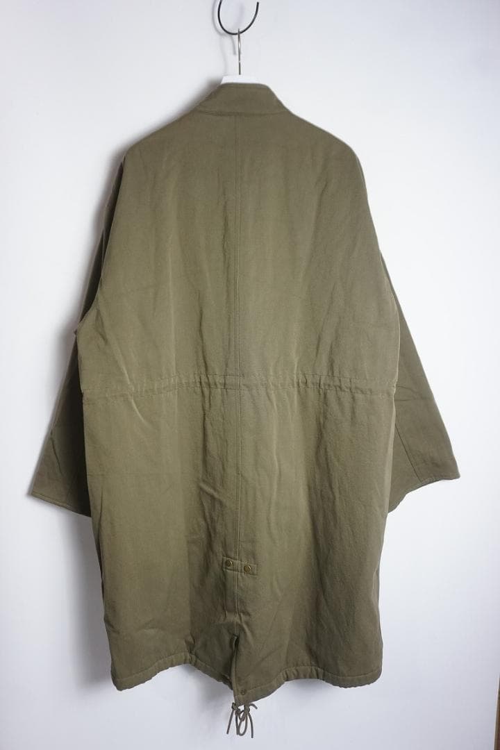 美品 ULTERIOR ミリタリー モッズ バルカラー コート 425O▲