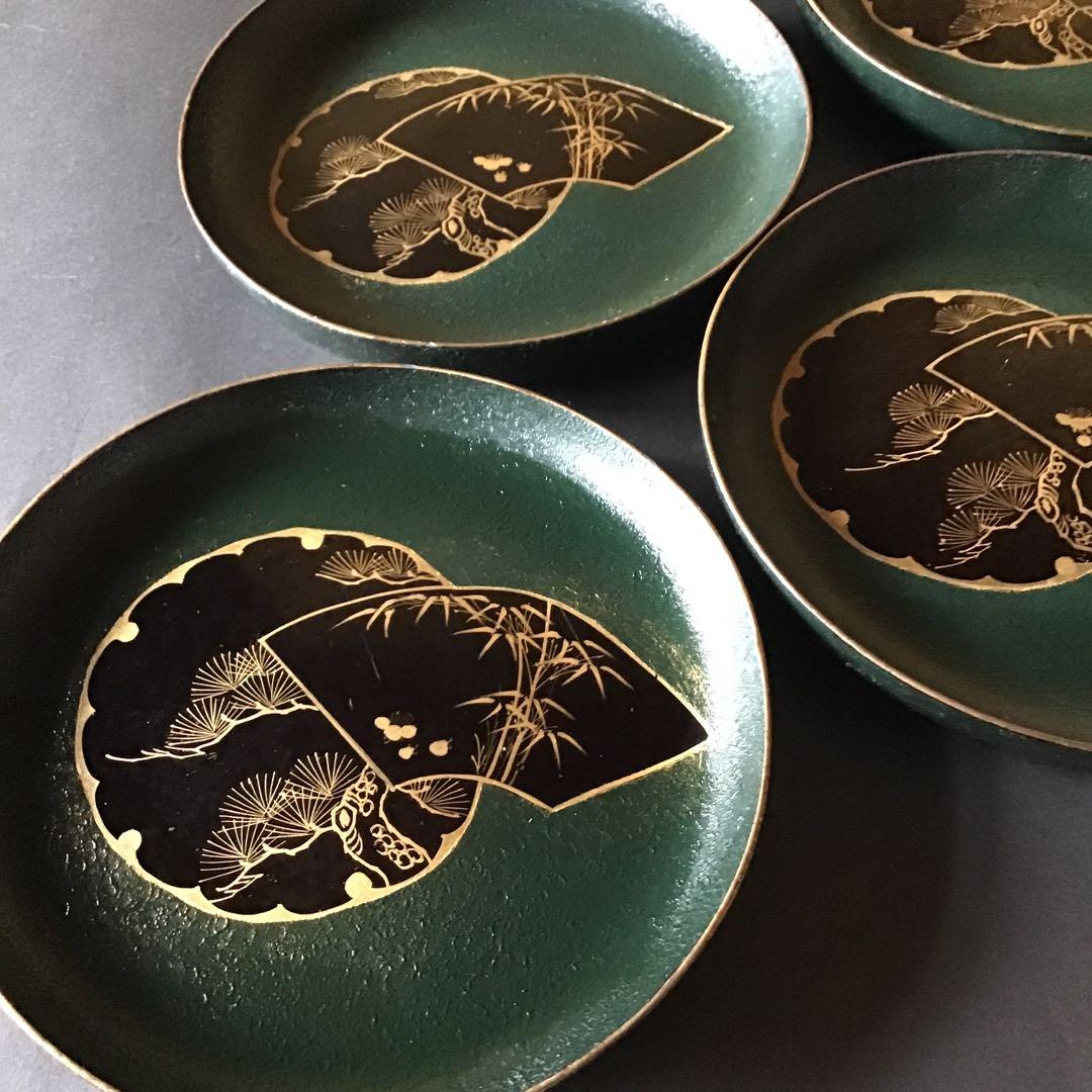 時代物　輪島塗り　松竹梅金蒔絵　明治時代　希少