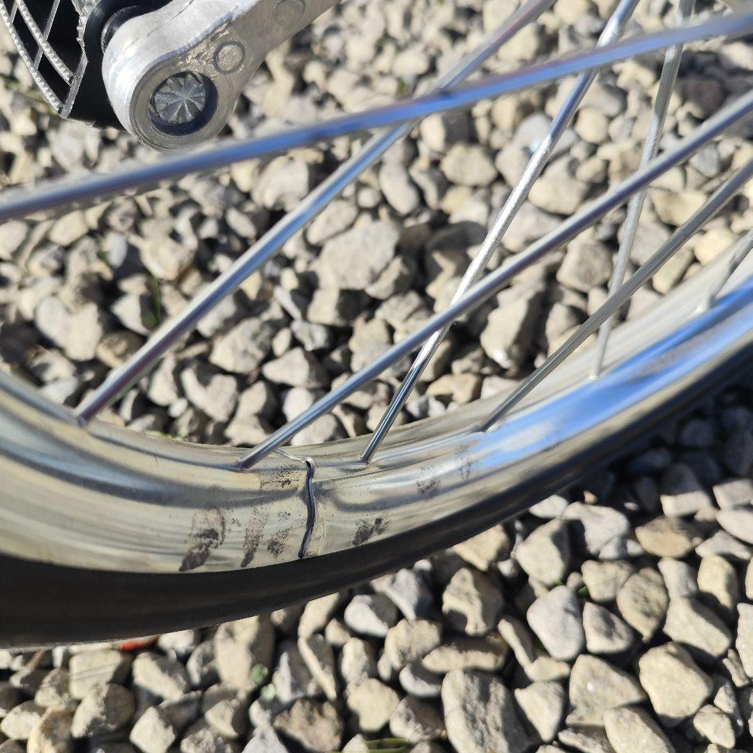 レア 珍品 補助輪付き １輪車 いちりんしゃ 赤