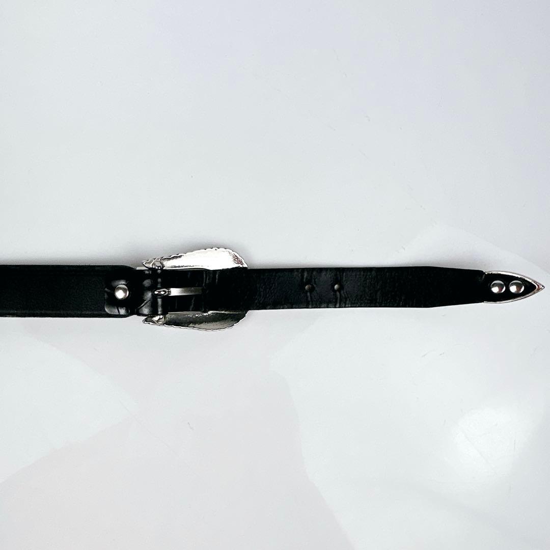 稀少　TOGA PULLA ダブルバックル　レザー　ベルト　バイカラー