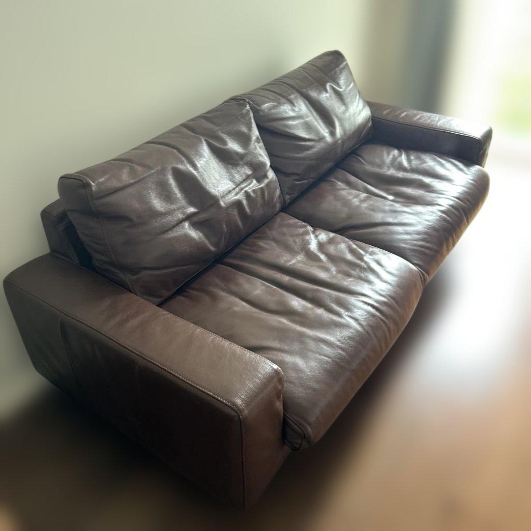 無印良品　レザーソファ
