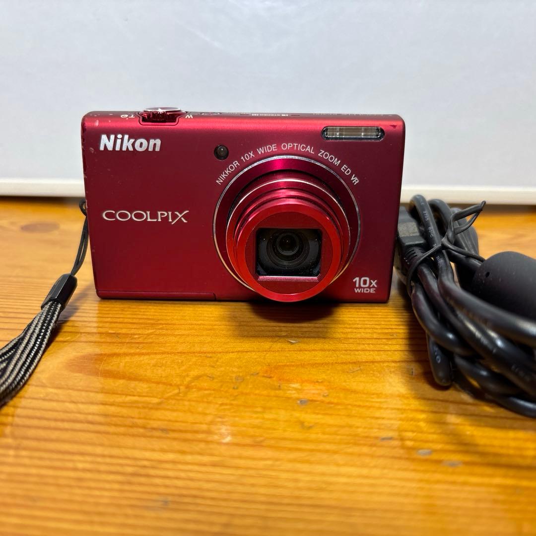 Nikon COOLPIX S6200 レッド コンパクトデジタルカメラ