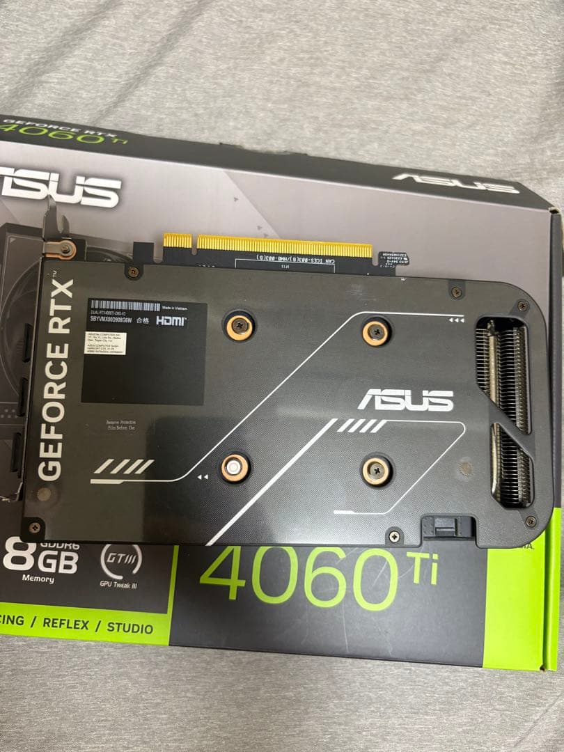 ASUS GeForce RTX 4060 Ti OC 8GB 中古美品