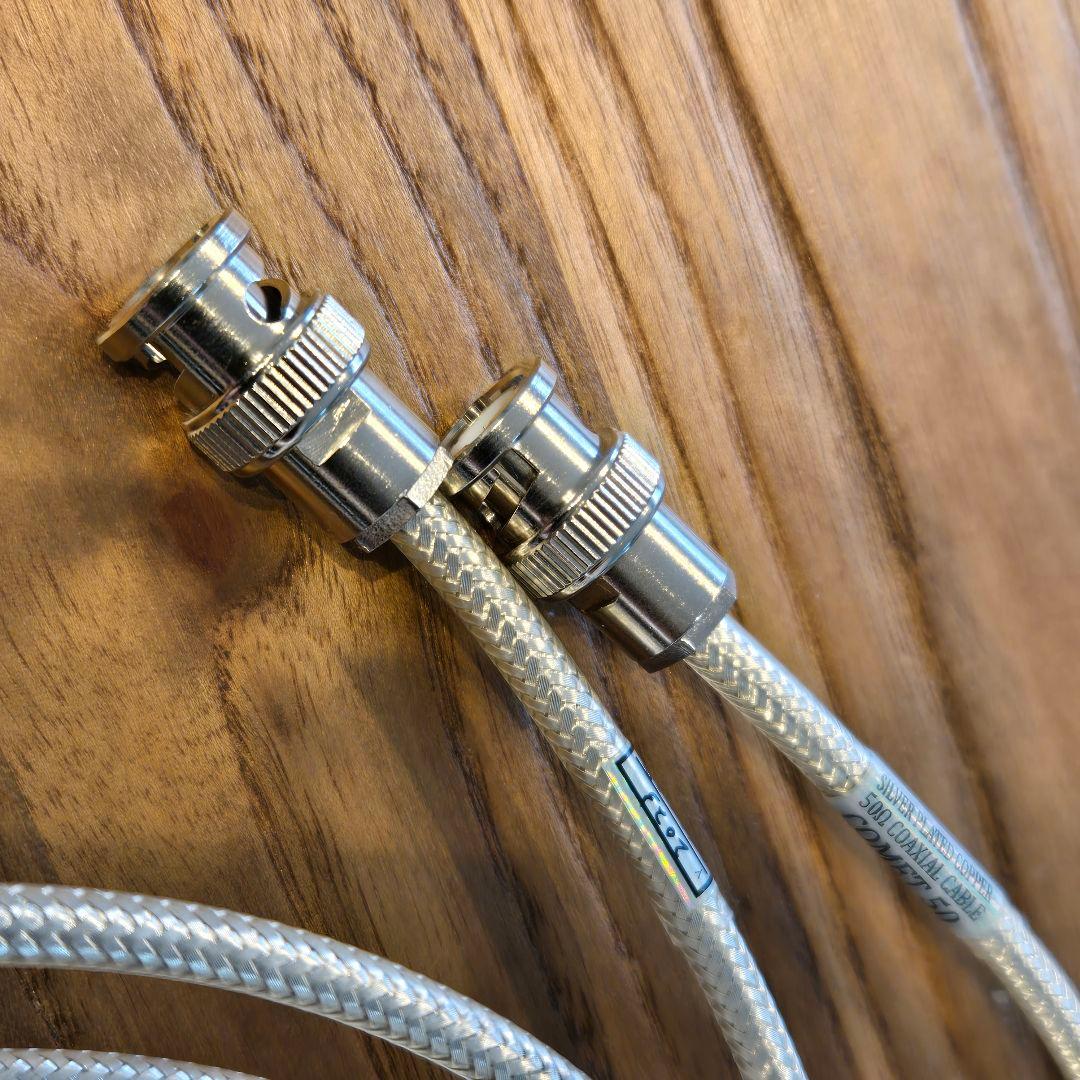 オーディオみじんこ　COMET50　10Mクロック専用50Ωデジタルケーブル×1