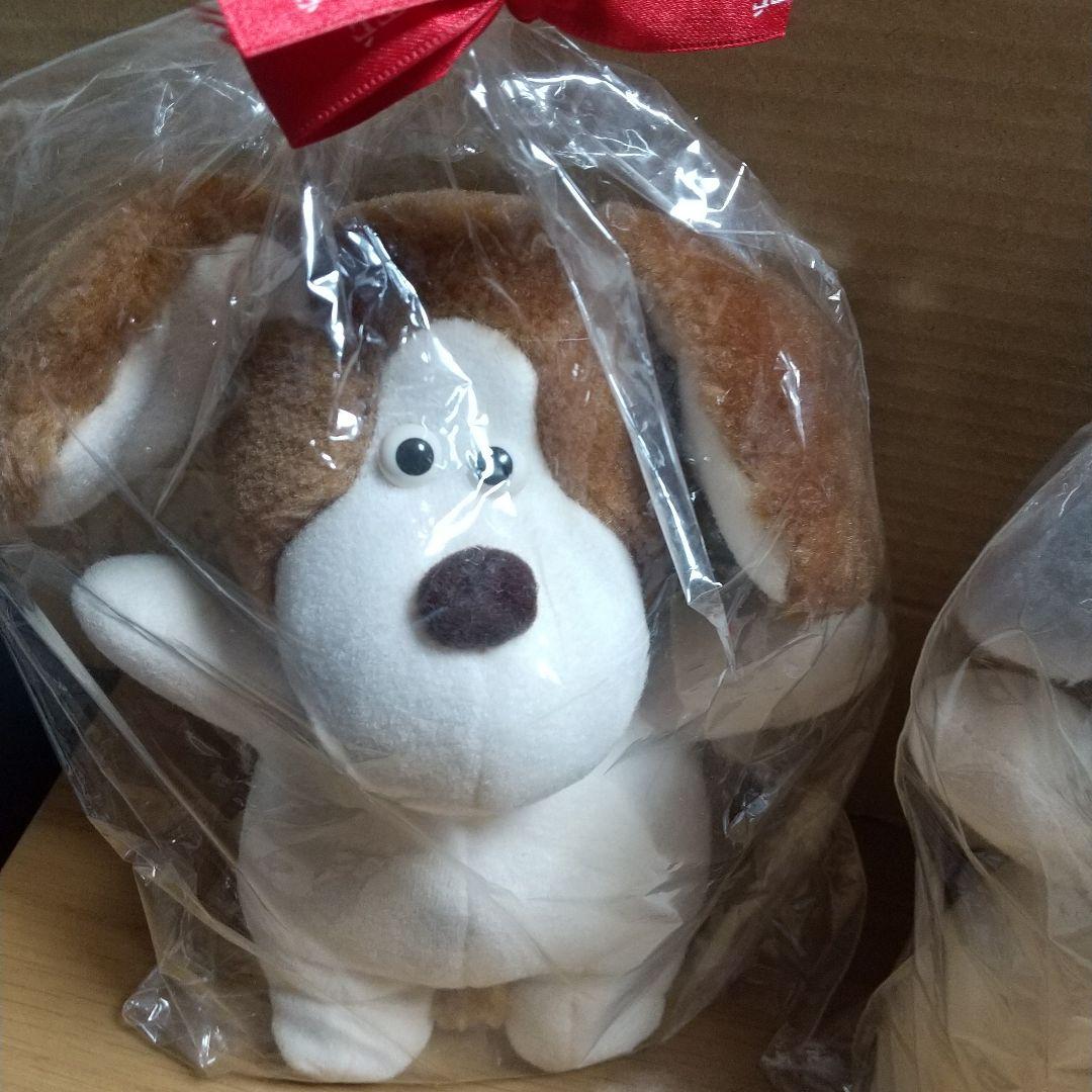 野村トーイ。レトロちちんぷいぷいぬいぐるみ2点。