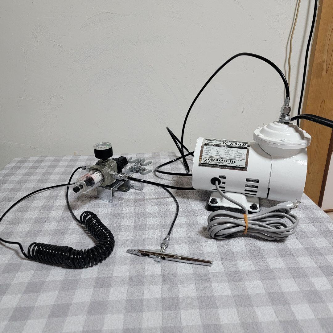 オリンポス コンプレッサー　エアブラシセット