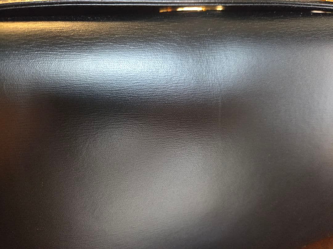 WAKO 銀座和光 ターンロック フォーマルバッグ ハンドバッグ 革 黒