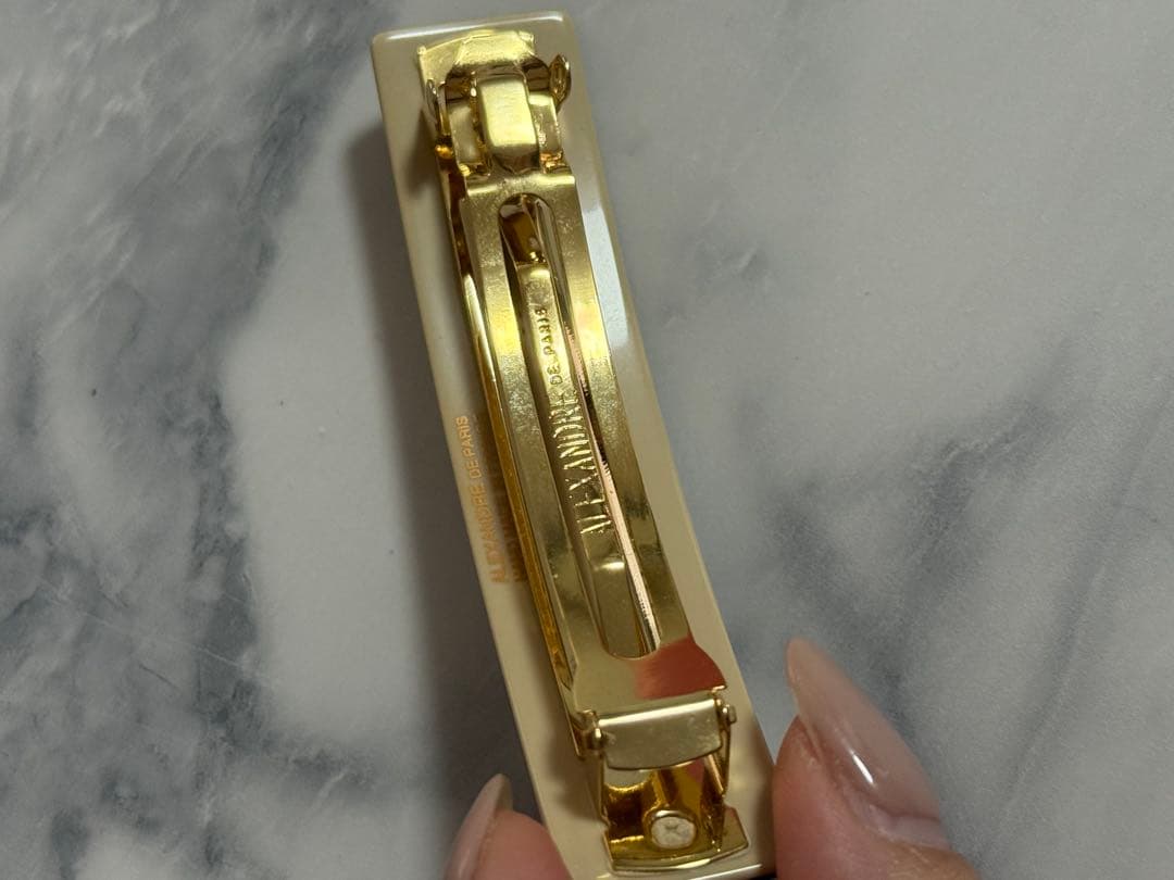 〈ALEXANDRE DE PARIS〉RIZURE バレッタ