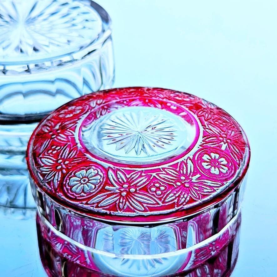 花のオールドバカラ エンパイアのコフレ フーシャピンク 1916年