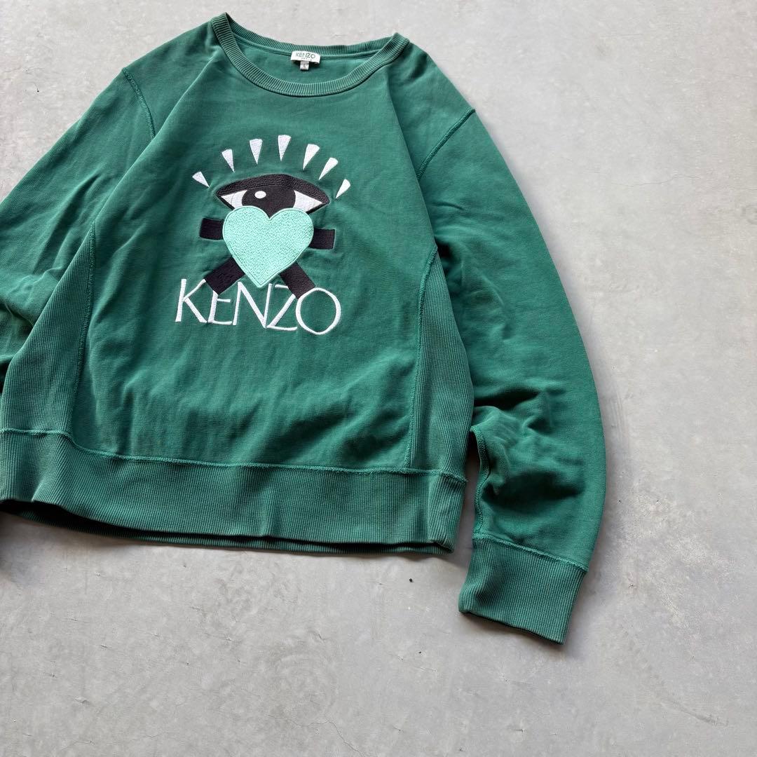KENZO PARIS スウェット　トレーナー　アイハートロゴ