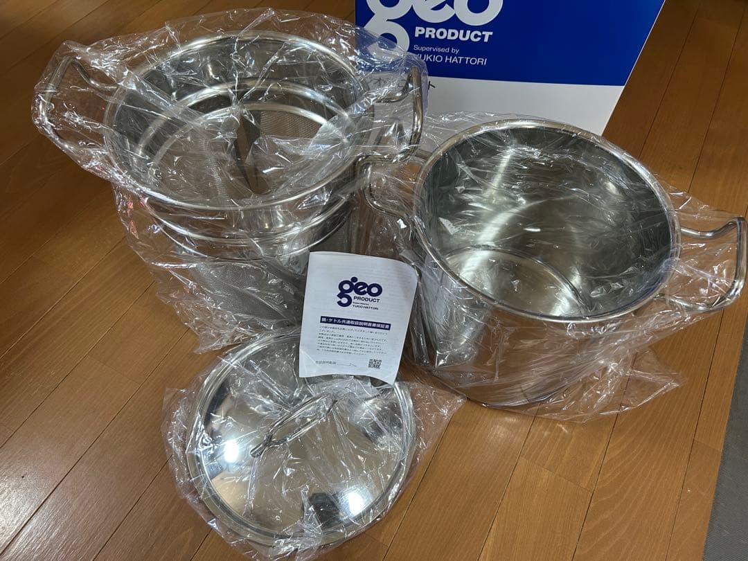 宮崎製作所GEO-21Pジオプロダクトパスタポット21cm新品未使用