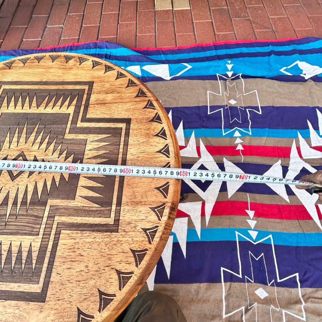 円卓　座卓　ちゃぶ台　ローテーブル　リビングテーブル　オルテガテーブル